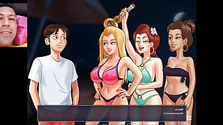 Blonde with big tits and huge ass introduces us to her friends for hardcore 😈 sex