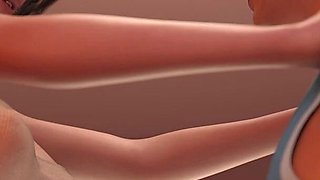 I Fucked My Virgin Stepsister & Cum Inside Her Tight pussy - 3D Hentai Game - Family Crush