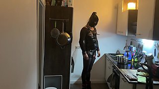 Fetish Lofts Cooking Session with TV Slave Part 2-4.