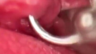 Extreme Close up Pee and My Pierced Pussy and Clit Compilati