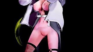 Hatsune Miku Undress Dance Roki Song Hentai Big Boobs Mmd 3D Blonde Hair Color Edit Smixix