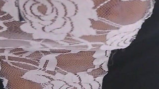 Fingering in French Maids Costume with Ass Spreading