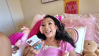 My Cock Spanks Sarah Laces Ass in a Cumshot Gaming Romp!