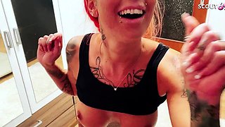 German Anni Angel at lingerie Swap and intense Clit Play to