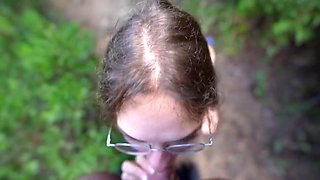 Pov: I Dont Want To Endure Until Home. I Want It Now! Quick Sex In The Woods