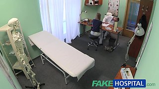 Perv doctor licks and fucks my pussy in the hospital - Violette Pure
