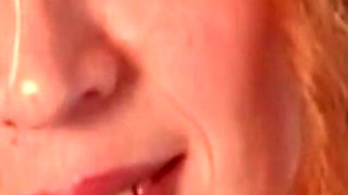 Retro Blowjob with Redhead Slut