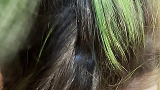 VERY HOT Goth Nikki Greaves Sucks Huge Cock POV