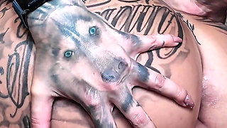 Hot Big Ass Inked Brazilian Rough Fucked and Cumshot! Thawany Alves