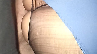 Stepniece in the Blue Lingerie with a Nice Ass