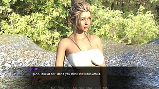 Wild adventure in a secluded island with sexy cartoon characters and 3D action