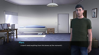 A Ghostly Desire Ep 3 Marc Helped Dayna Set up the Folding Table