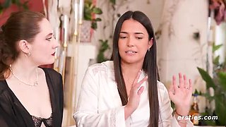 Nuria's First Time Gangbang - Hot German Lesbians Fuck Hardcore