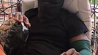 Balcony Blowjob From Neighbor Then I Dropped Load of Cum in Her Mouth