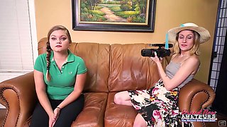 Thinnest, stripping, platinum-blonde