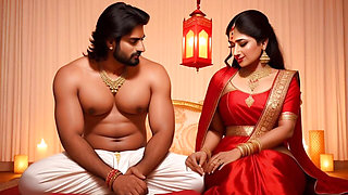 Tight Pussy Indian Stepmom agrees to share bed with stepson