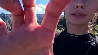 Reality girlnextdoor sucks cock in public outdoors for cash