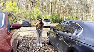 Quick Outfit Swap by My Car in the Park