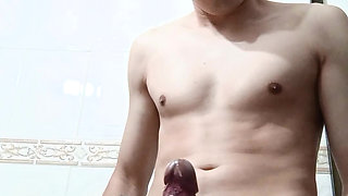 I pull my penis with a rope until it spills milk