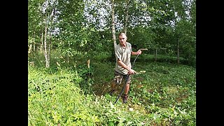 Farmer Fucks His Nasty Wife in the Meadow