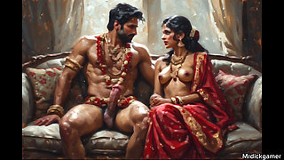 Telugu aunty with her boyfriend hard fuck creampied