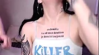 Brunette Solo Webcam Masturbation