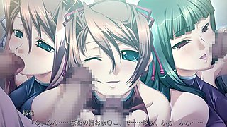 Hatoba Sakura, Hatoba Fujine  Suou Wakako 1: Big Tits, Big Ass  Blowjob Porn