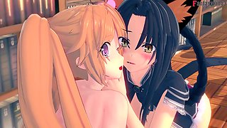 Manga porn, ahegao, anime