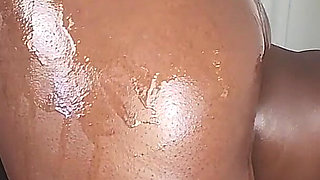 Oiled up My Hot Ebony Friend
