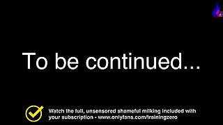 Zero Cums! Femdom Anal Milking Ruined Orgasm - Amateur Wife Stepmom Cock Milking Slave Bondage