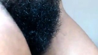 Hairy Webcam Girl from Brazil