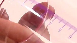 Nanako Hinata Pumps Her Nipples Until They Swell, Clamps Them Hard... and Lets Them Leak Milky Drops. Extreme Close-up POV