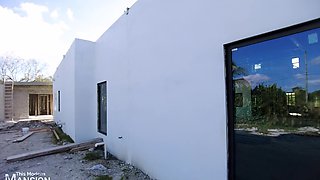 Husband of pornstar Cory Chase shows their new house being built