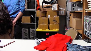 Nice brunette with big boobs on cam