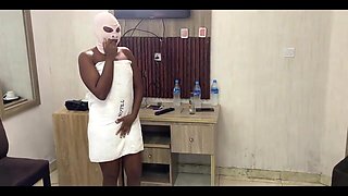 Sexy Ebony Fucked the Hotel Room Service. Pussy Farting, Anal Rimming, Butt Plug, Screaming, Moaning, Hardcore Fuck, Africans