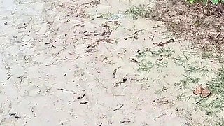 Masturbating Outdoors for Hot Redhead Who Liked It