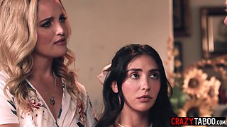 Steamy strange girl came and fucks couple