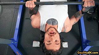 Horny stud pussydrilling his twink slut