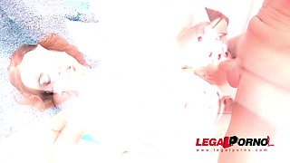 Lilit Sweet swallows three loads after anal fucking & DP SZ