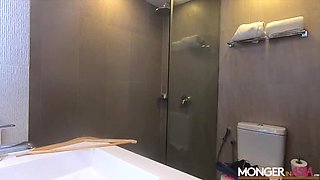 Filipina MILF Fucks Boss Hard for Job - Creampie & Deepthroat