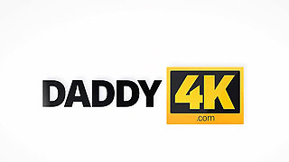 DADDY4K. Daddy fucks mouth and pussy of brilliant sons