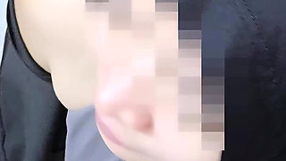 Asian Hijab Girl Pick a Wrong Gym Bag, Dildo in Her Pussy and Dick in Her Mouth - Minokiiko