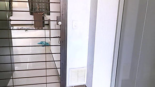 Beautiful Latina Gets Fucked by a Stranger in Her Own Home, I Leave Her Cream on Her Pink Pussy