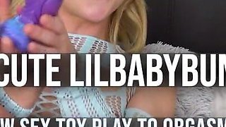 Cute Sexy Lilbabybunniixx New Sex Toy Orgasm.!