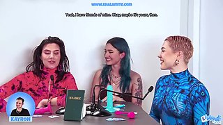Sexy French Cam Girl Khalamite Strips Naked - Big Ass & Bikini Tease