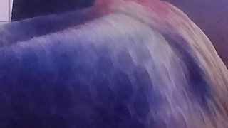 My Step Mother Asks Me for a Massage on Her Big Ass and I Can’t Resist, Spilling All My Semen Over Her Big Black Ass.