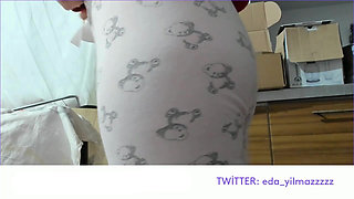 I Masturbated in Pajamas- Doggy in Pajamas- Big Ass- Turkish MILF Porn- Turkish Disclosure- Disclosure