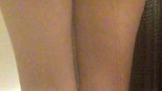 Amateur striptease and Solo masturbation