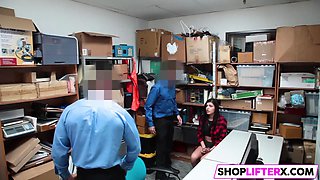 Teen Shoplifter Is In A Tight Corner