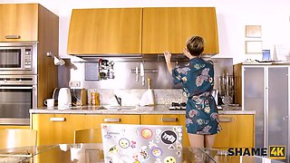 Shame4k. computer sir gets a opportunity to lure and bang splendid stepmom's friend